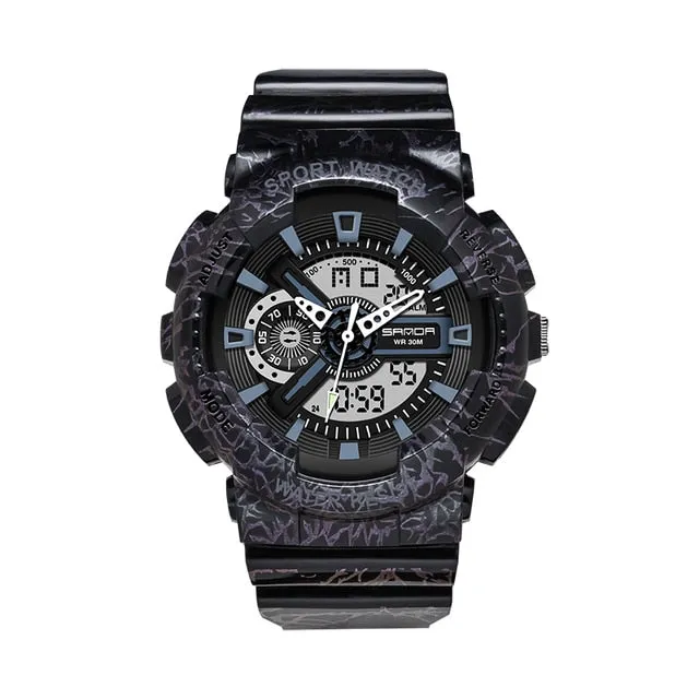 Men's Digital Clock Sports Watch