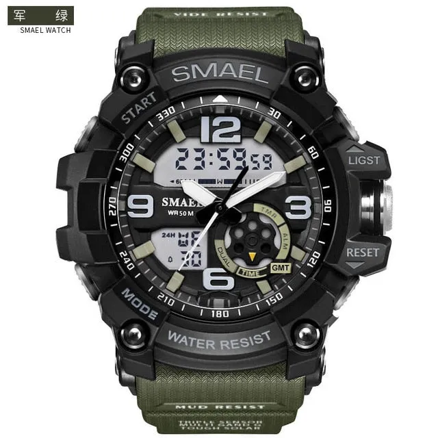 Men's Dual Display Sport Watch