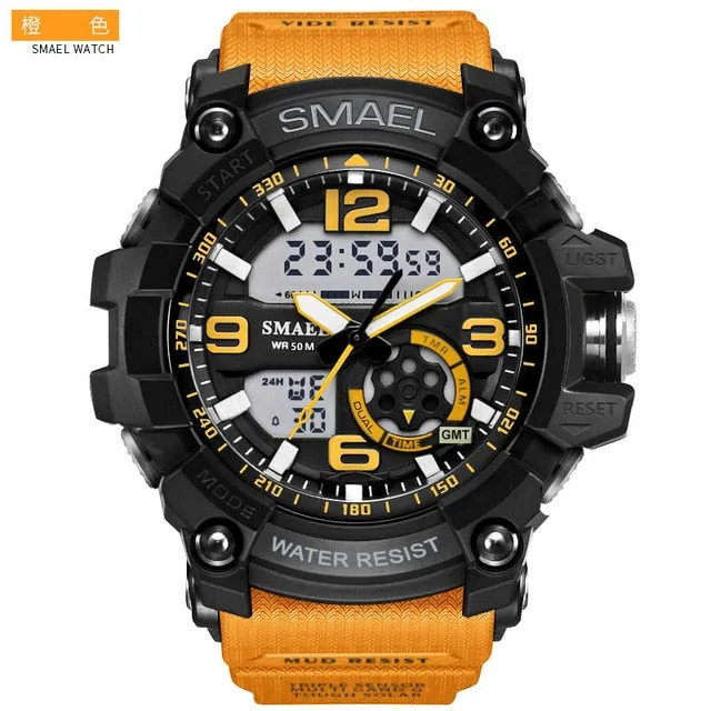 Men's Dual Display Sport Watch