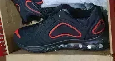 Men's Fashion Outfit  Sneakers Air Cushion Outdoor Breathable  Lace-up Sneakers Running Sports Shoes