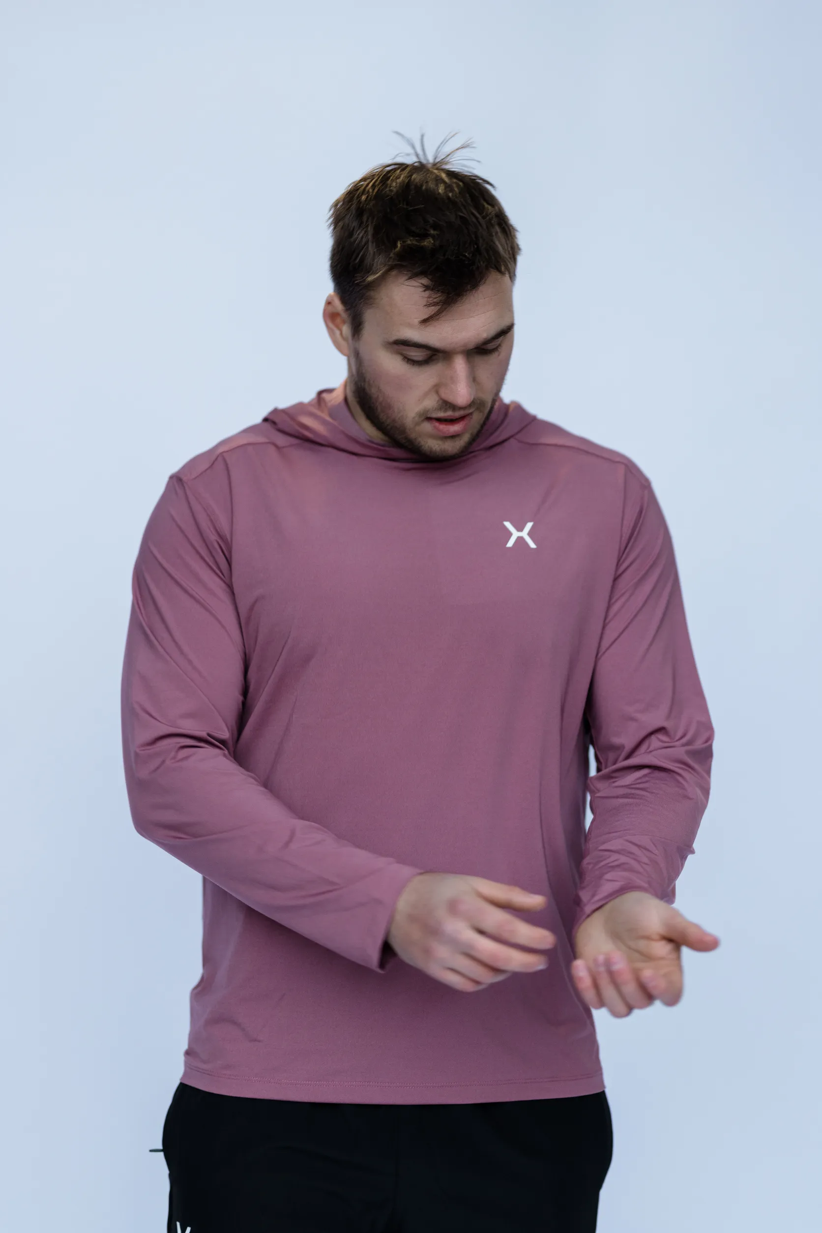 Men’s hoodie Running & Training Tee - Red
