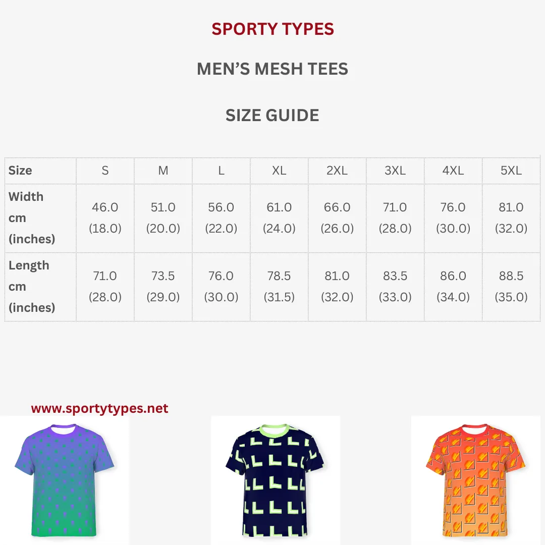 Men’s Mesh Tee – Breathable Orange & Lemon Geometric T-Shirt (S-5XL)