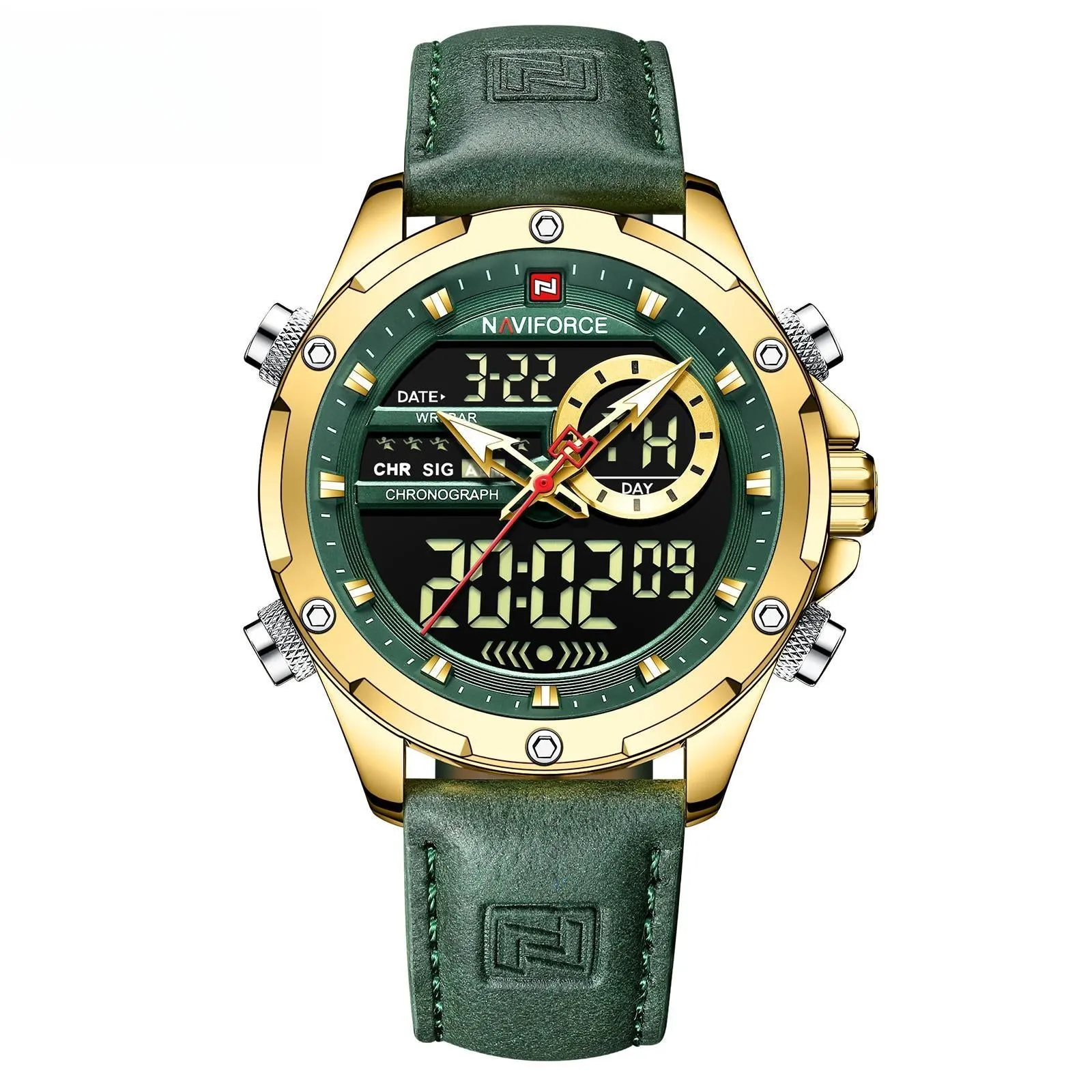 Mens Original Watches  Men Fashion Sports Waterproof Luxury Corium Strap Men Wristwatch