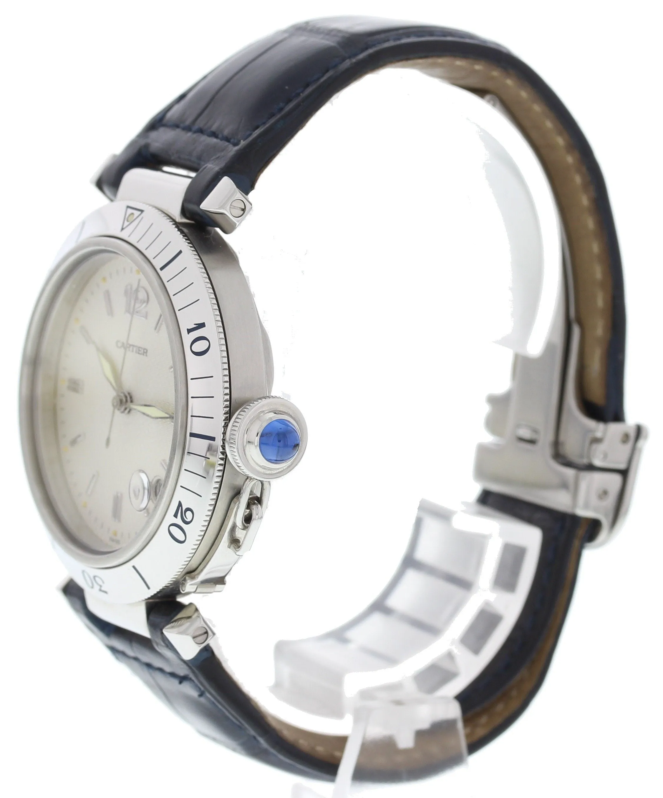 Men's Pasha De Cartier Automatic 1040 Stainless Steel