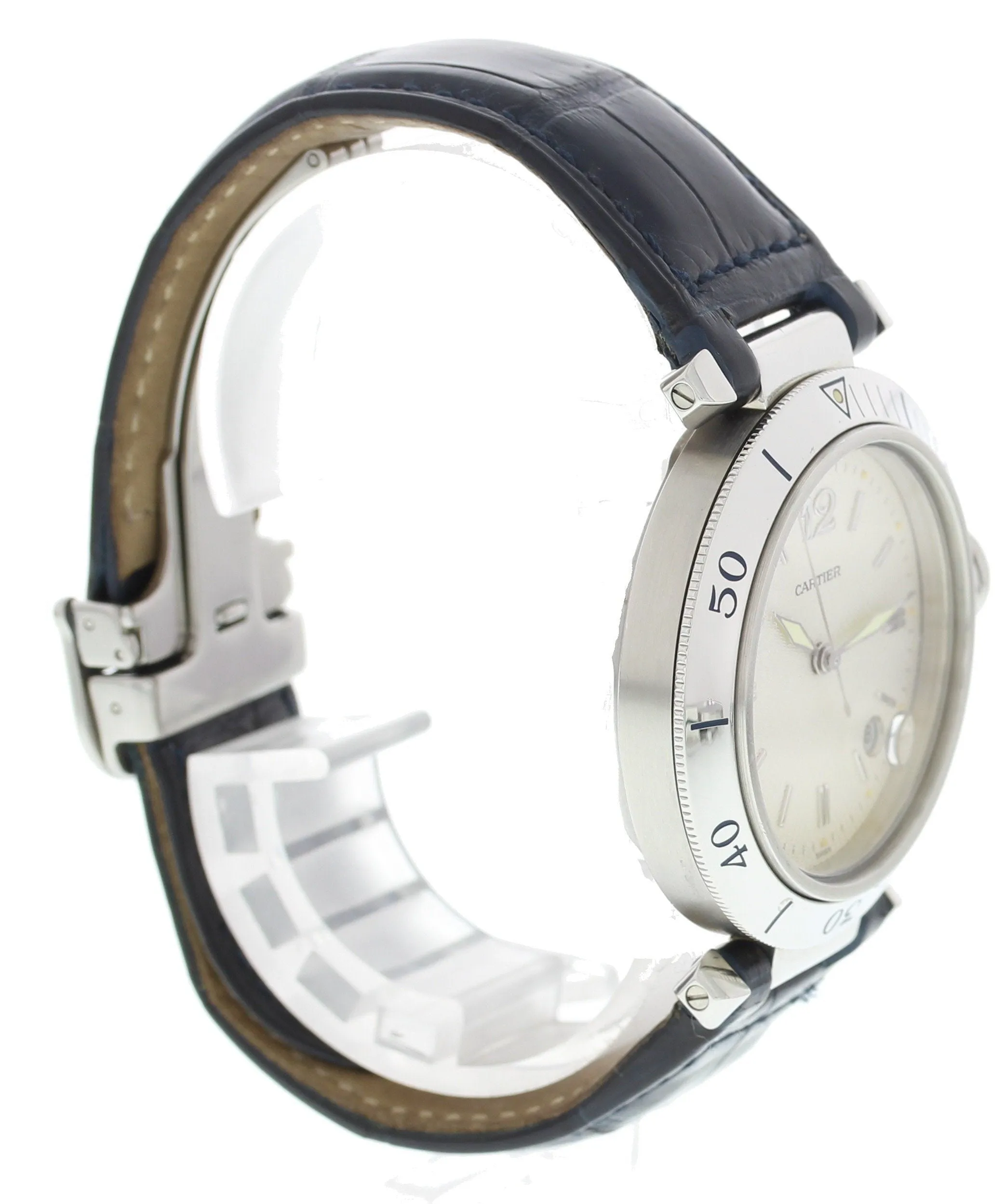 Men's Pasha De Cartier Automatic 1040 Stainless Steel
