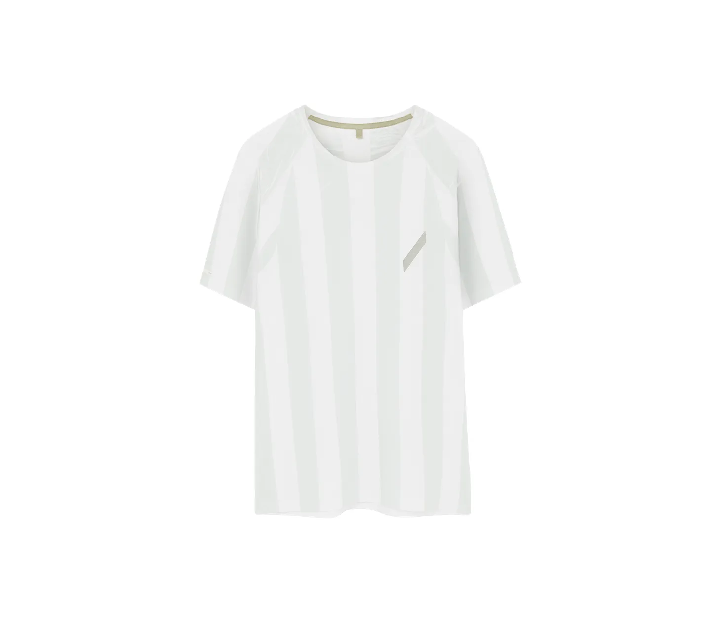 Men's Printed Tech T | Grey/White