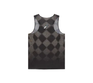 Men's Race Vest | Black Rainbow Dot
