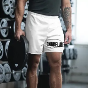 Men's Recycled Athletic Shorts with UPF50  Protection & Mesh Side Pockets - 6.5" Inseam & Elastic Waistband