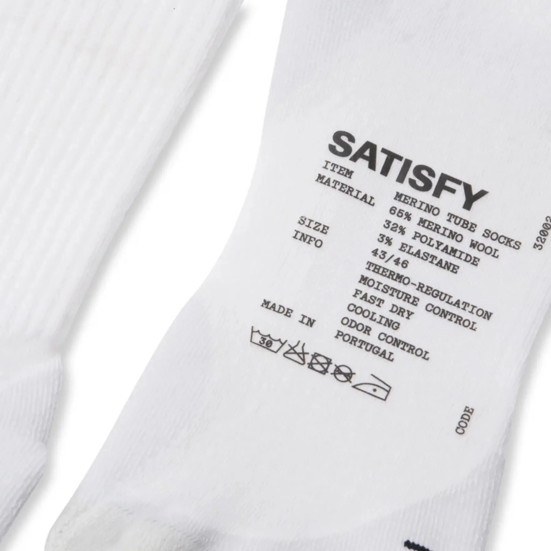 Merino Nylon Tube Sock - Off-White