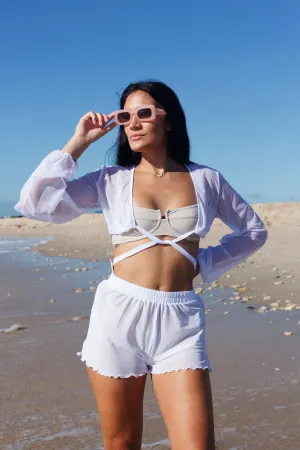 Mesh Cover Up Top