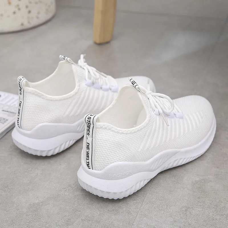 Mesh Microfiber Lightweight Cross Strap Sneakers