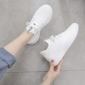 Mesh Microfiber Lightweight Cross Strap Sneakers