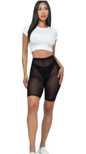 Mesh Shorts Black