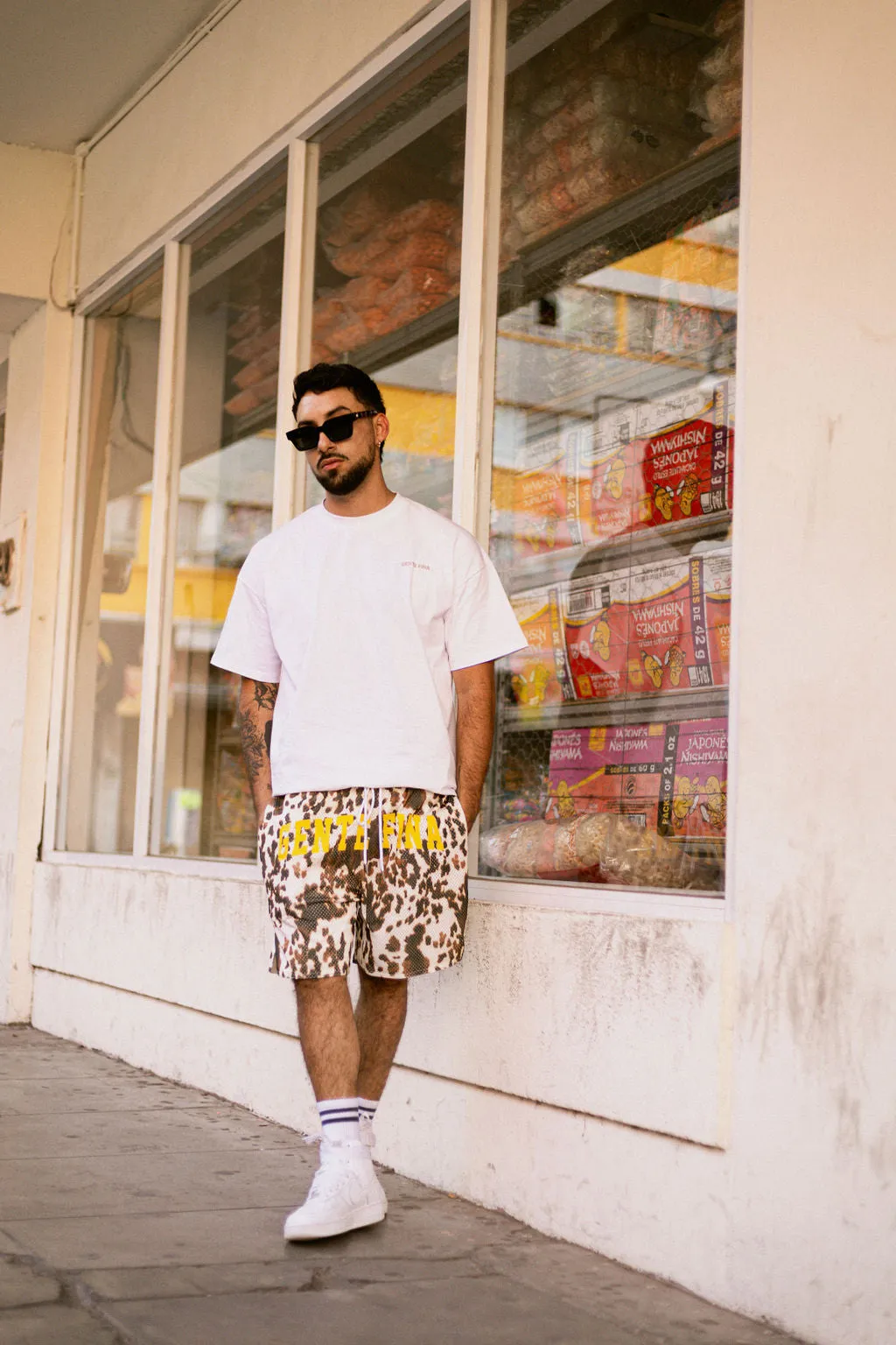 MEXICO MESH SHORTS- DE VACA