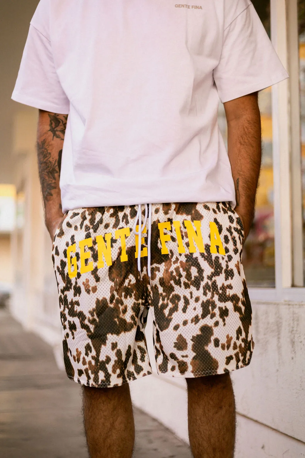 MEXICO MESH SHORTS- DE VACA