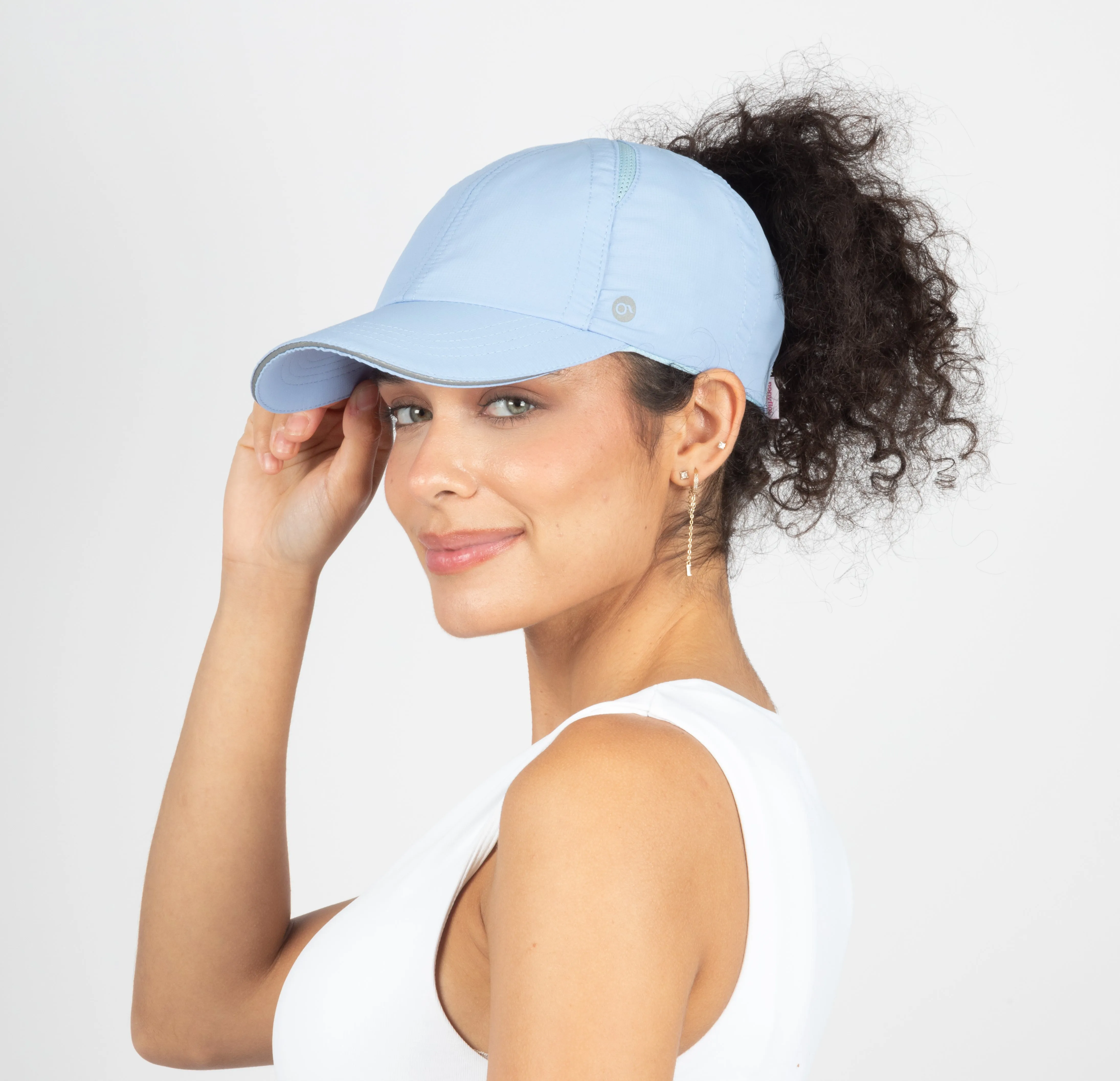 Mia Reflective Sandwich Brim Active Ponyflo® Cap
