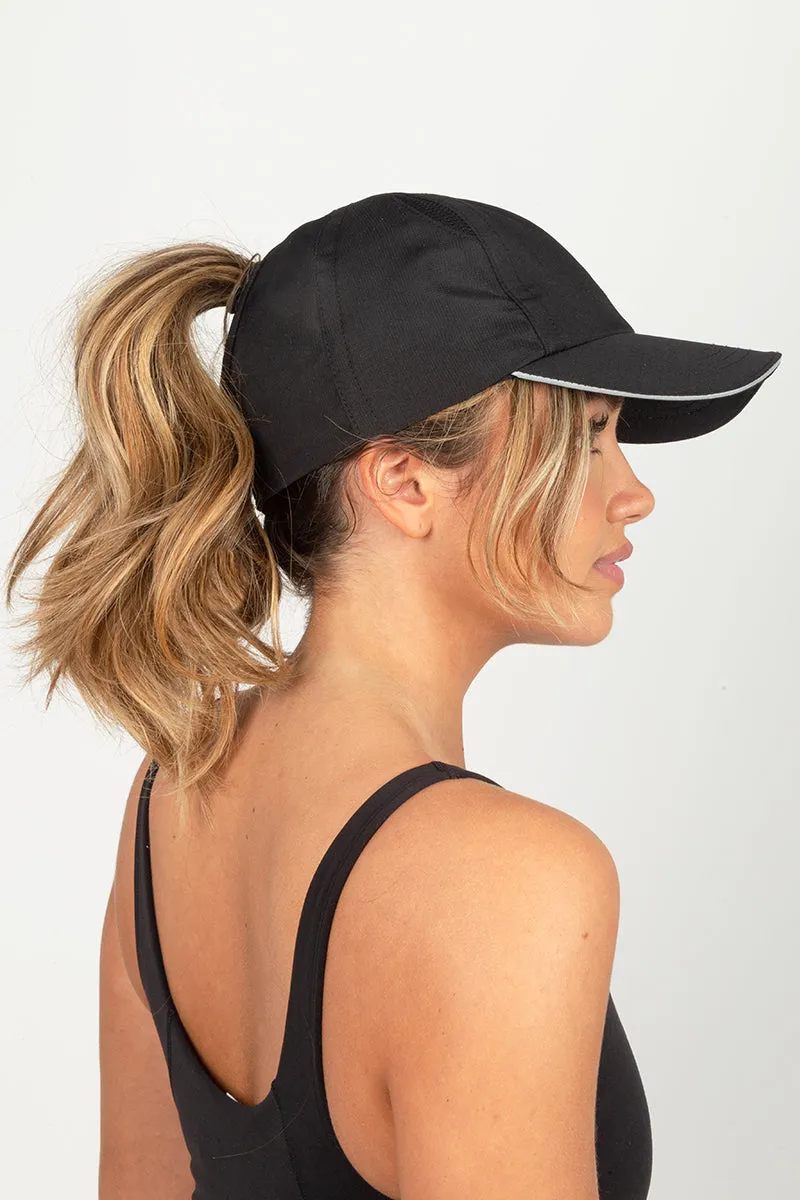 Mia Reflective Sandwich Brim Active Ponyflo® Cap
