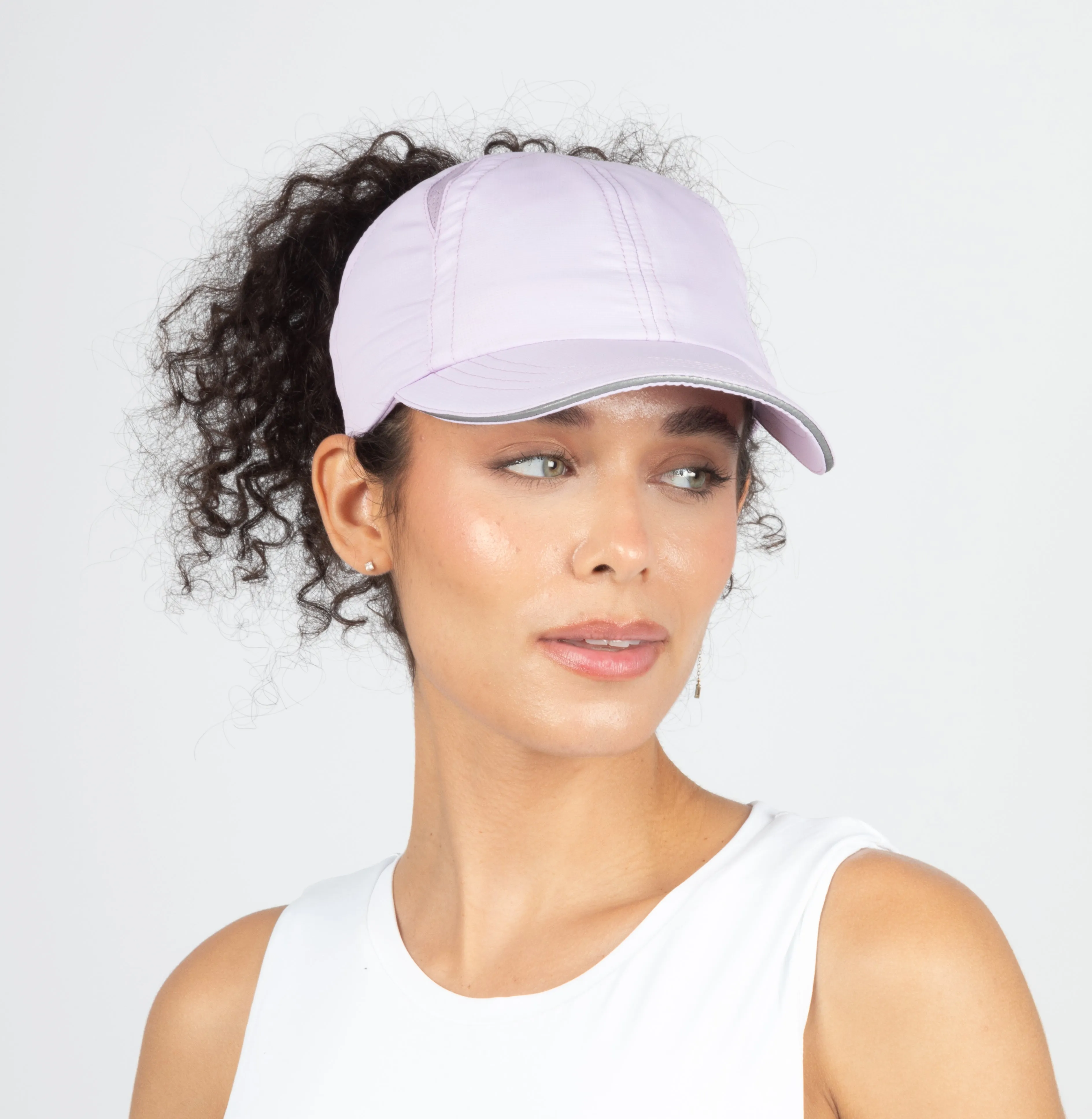 Mia Reflective Sandwich Brim Active Ponyflo® Cap
