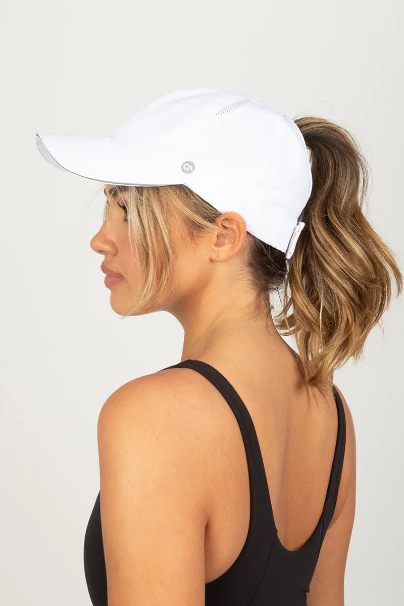 Mia Reflective Sandwich Brim Active Ponyflo® Cap