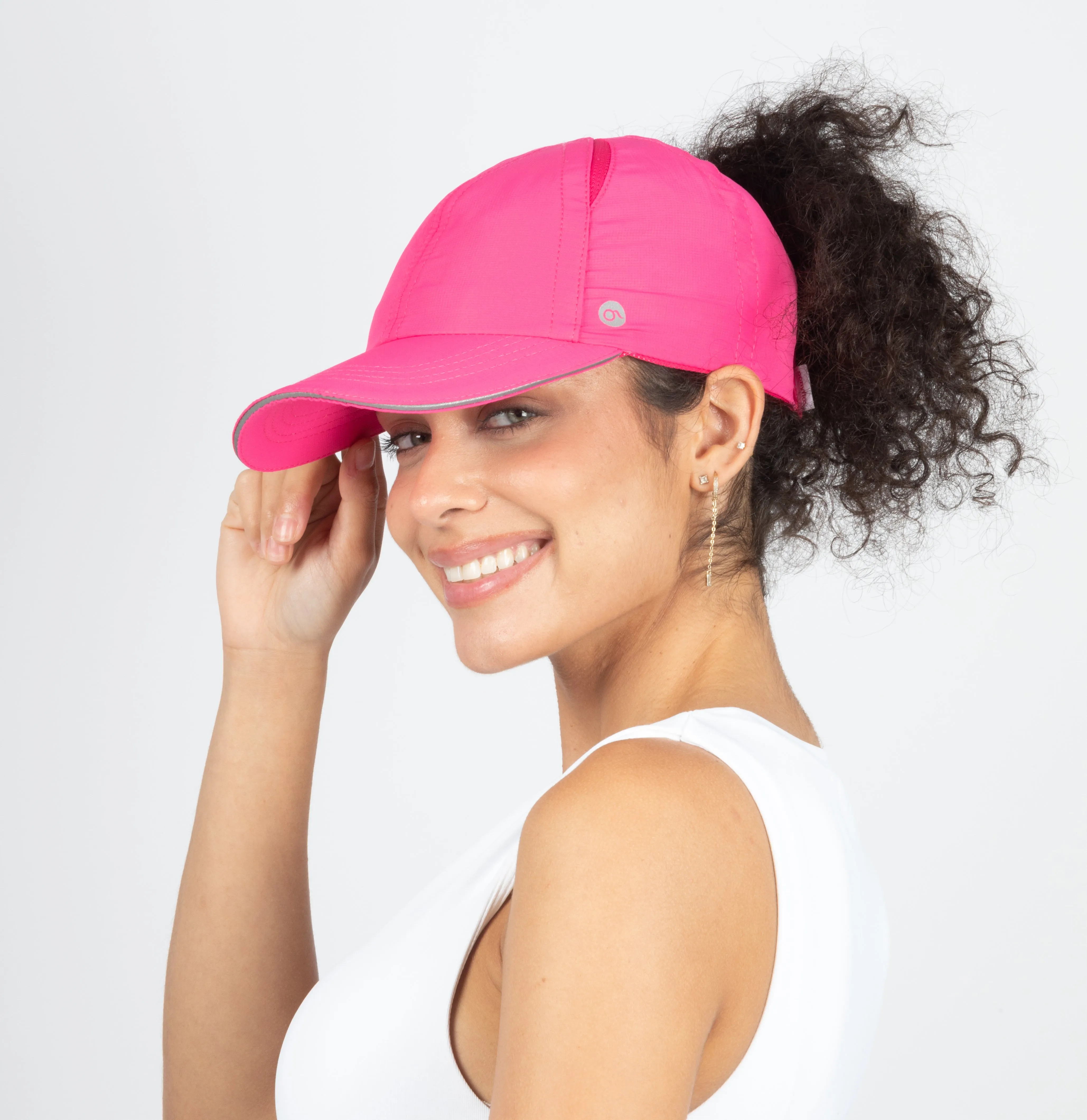 Mia Reflective Sandwich Brim Active Ponyflo® Cap