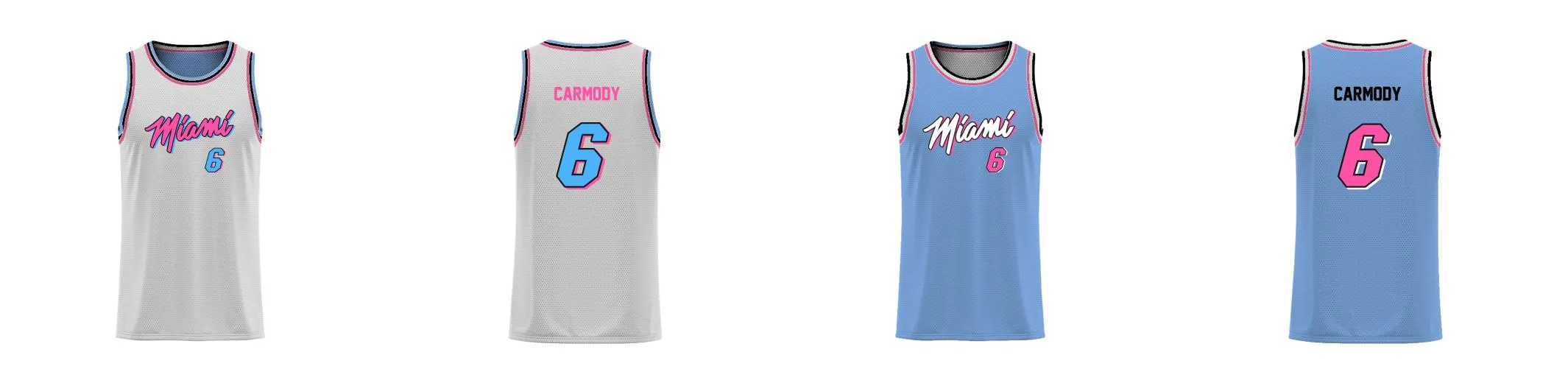 Miami Core Reversible Basketball Singlet Design Your Own Custom