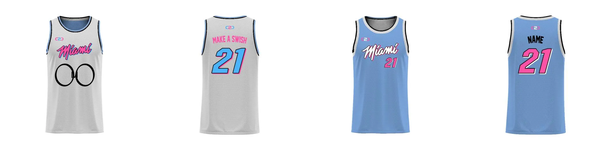 Miami Core Reversible Basketball Singlet Design Your Own Custom