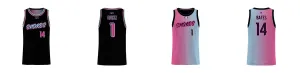 Miami Gradient Core Reversible Basketball Singlet Design Your Own Custom