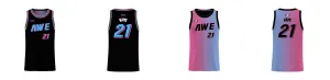 Miami Gradient Core Reversible Basketball Singlet Design Your Own Custom