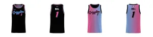 Miami Gradient Core Reversible Basketball Singlet Design Your Own Custom