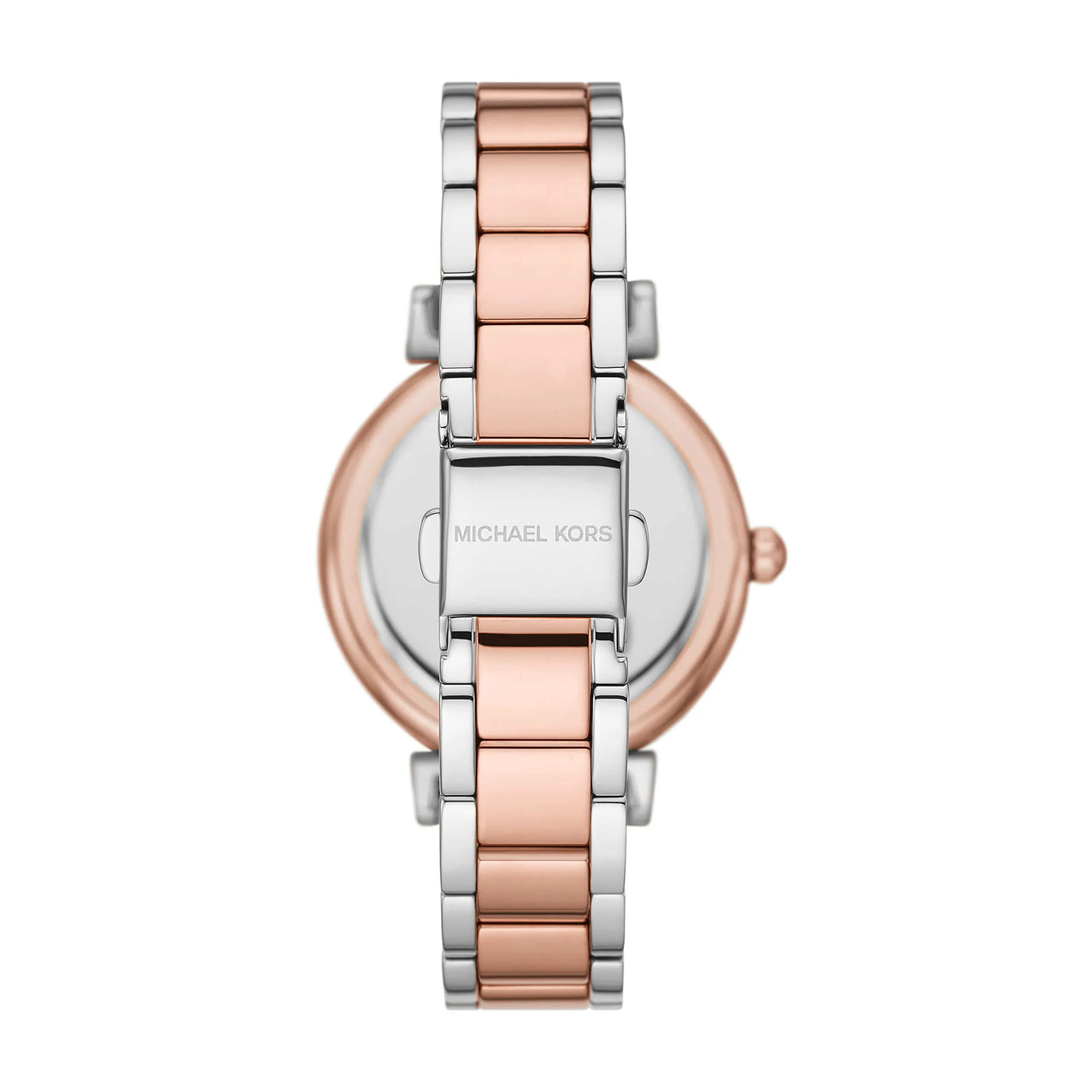 Michael Kors Women's Abbey Quartz Watch with Stainless Steel Strap, Two-Tone, 16 (Model: MK4616)