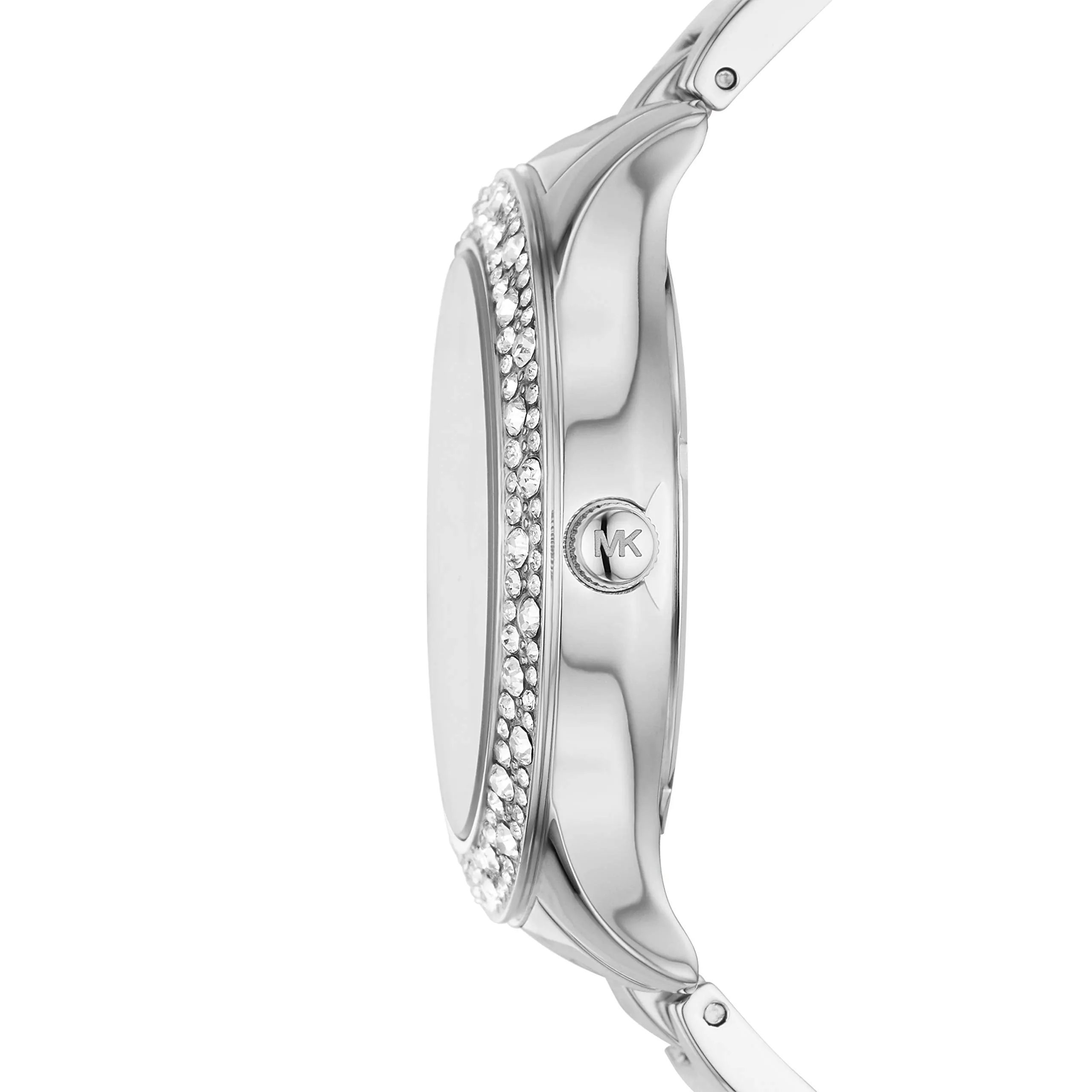 Michael Kors Women's Liliane Quartz Watch with Stainless Steel Strap, Two-Tone, 16 (Model: MK4556)