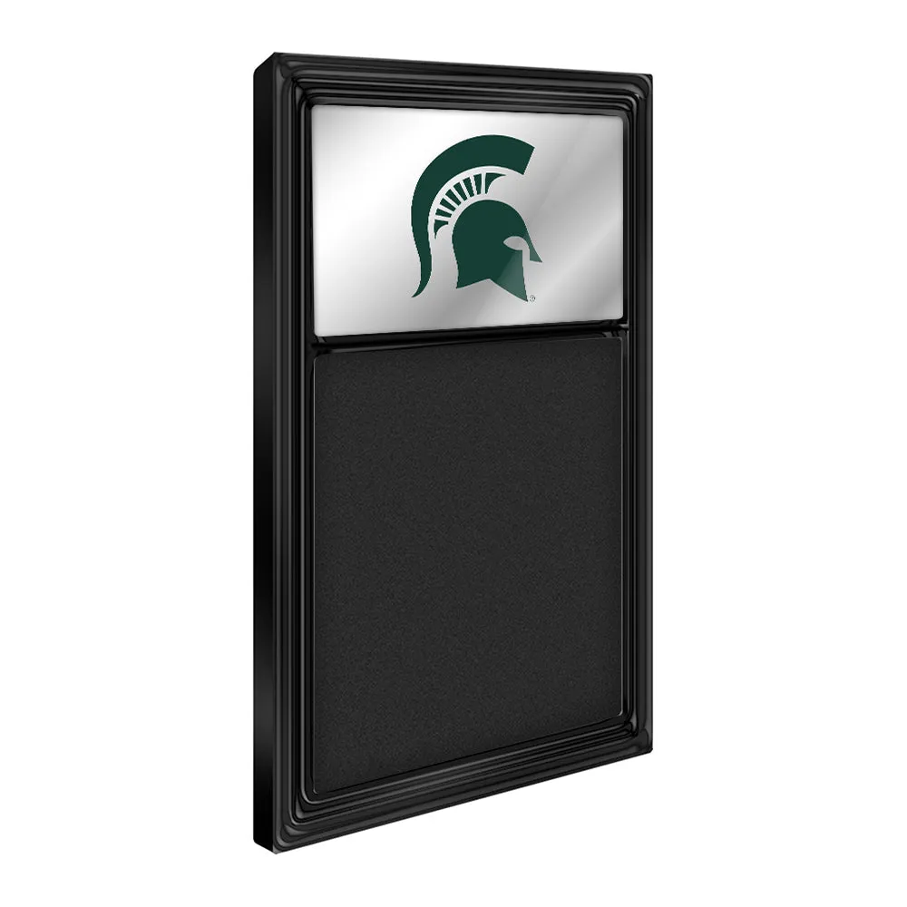 Michigan State Spartans: Mirrored Chalk Note Board