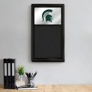 Michigan State Spartans: Mirrored Chalk Note Board