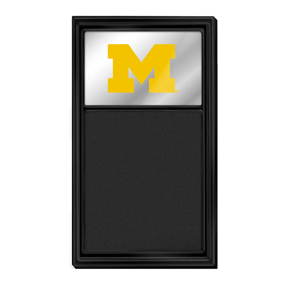 Michigan Wolverines: Mirrored Chalk Note Board