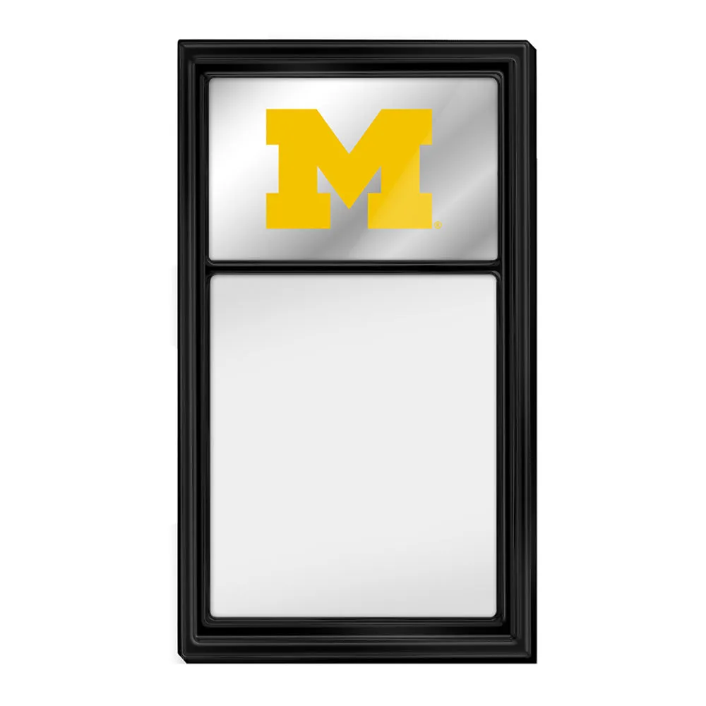Michigan Wolverines: Mirrored Dry Erase Note Board