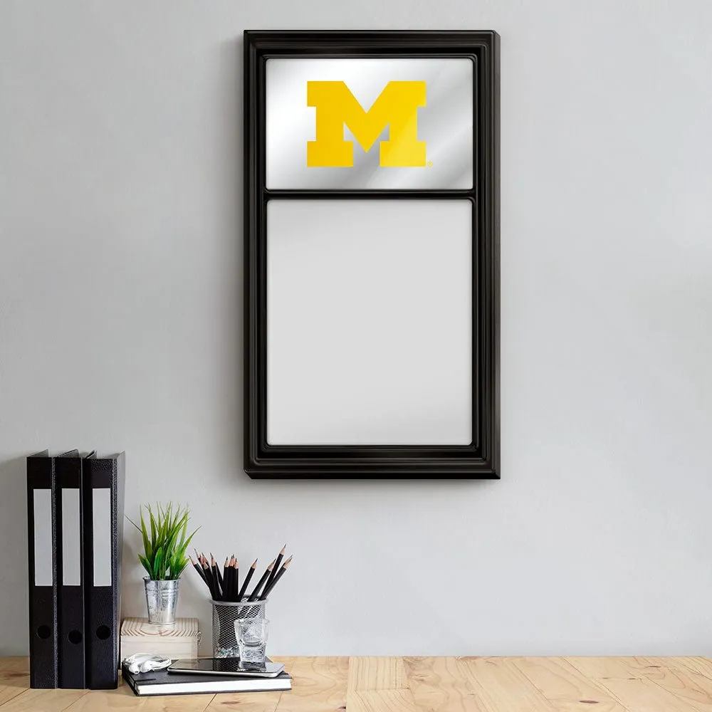 Michigan Wolverines: Mirrored Dry Erase Note Board