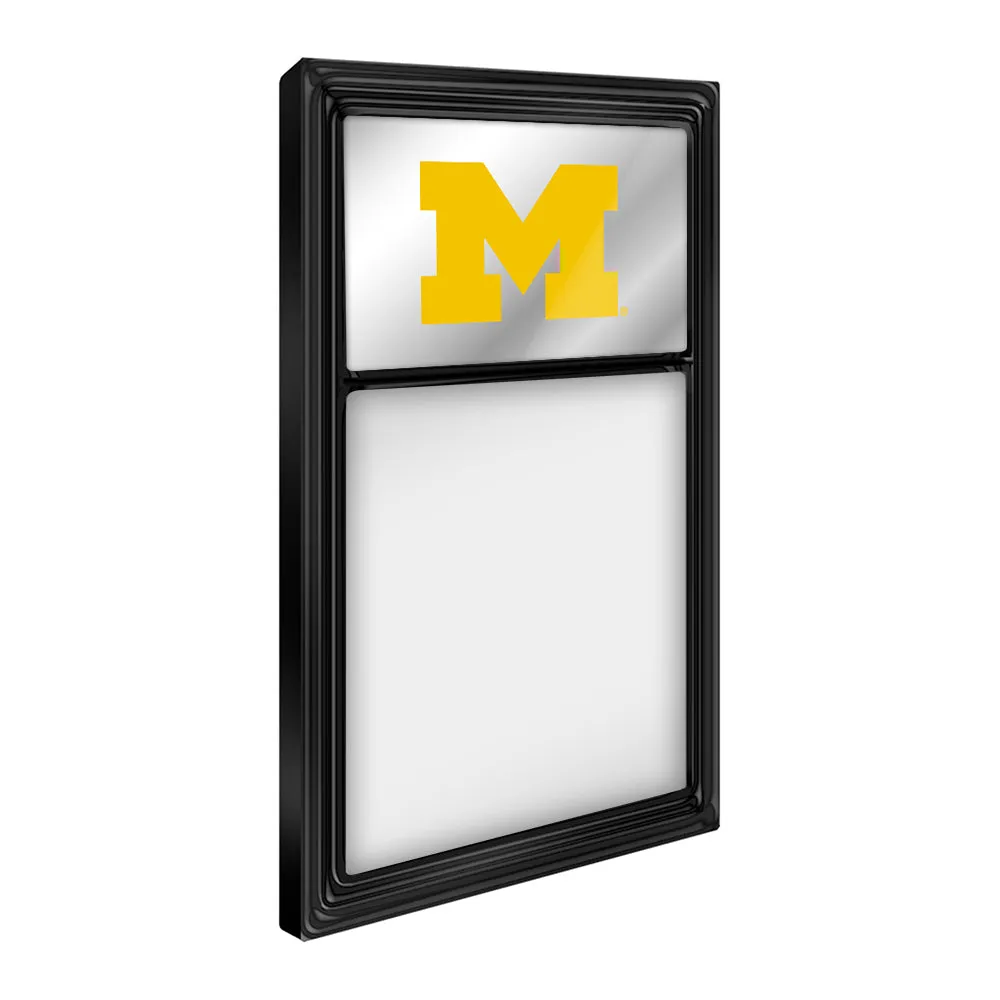 Michigan Wolverines: Mirrored Dry Erase Note Board