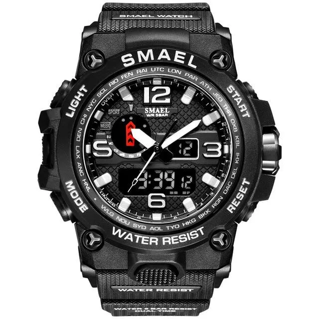 Military 50m Waterproof Sports Digital Watch
