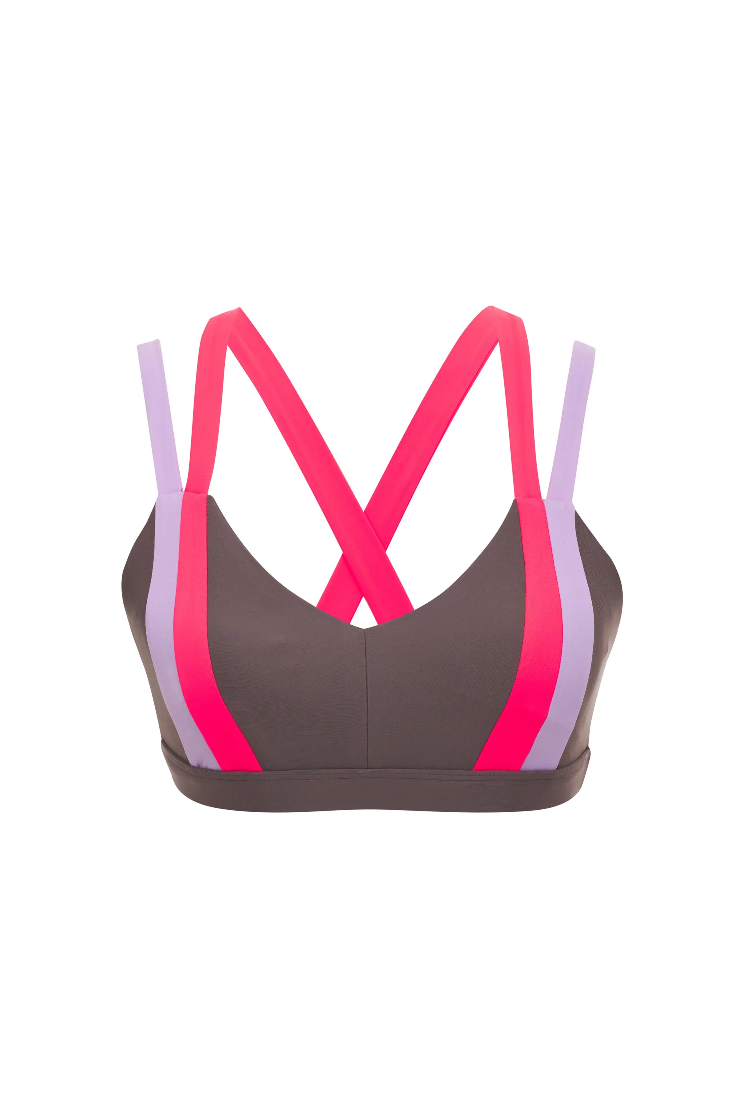 Motivation Stripe Bra