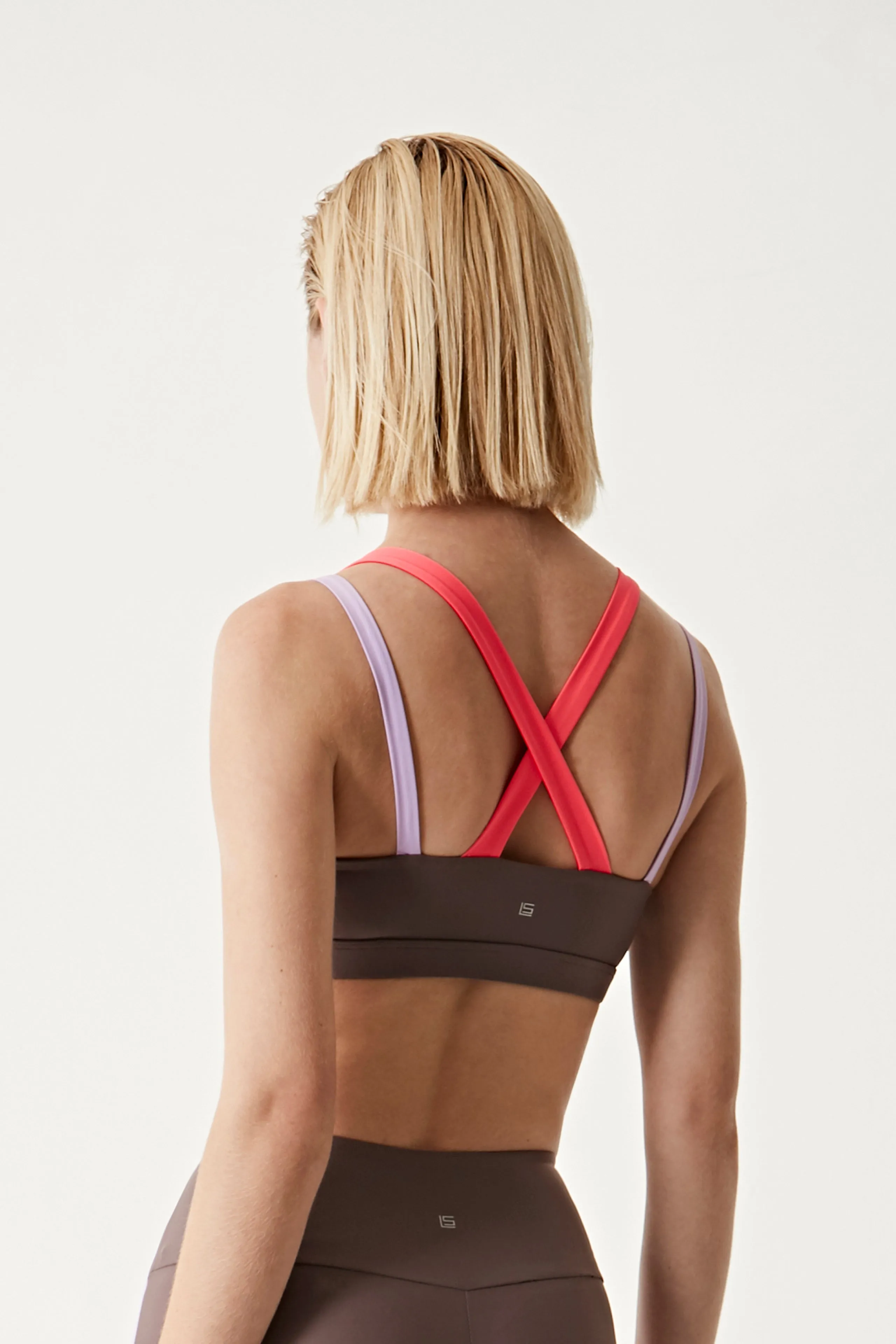Motivation Stripe Bra