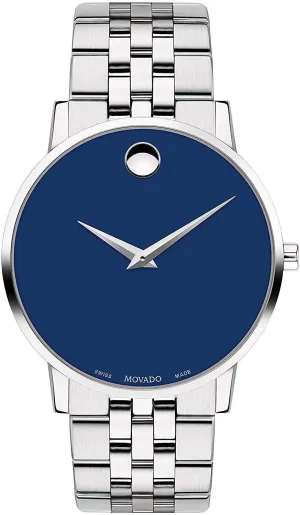 Movado Museum Classic Blue Dial Quartz Men's Watch 0607212