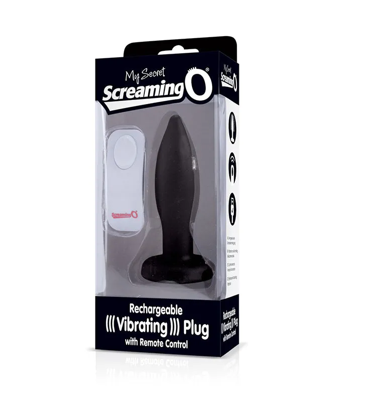 My Secret Black Charged Plug With Remote