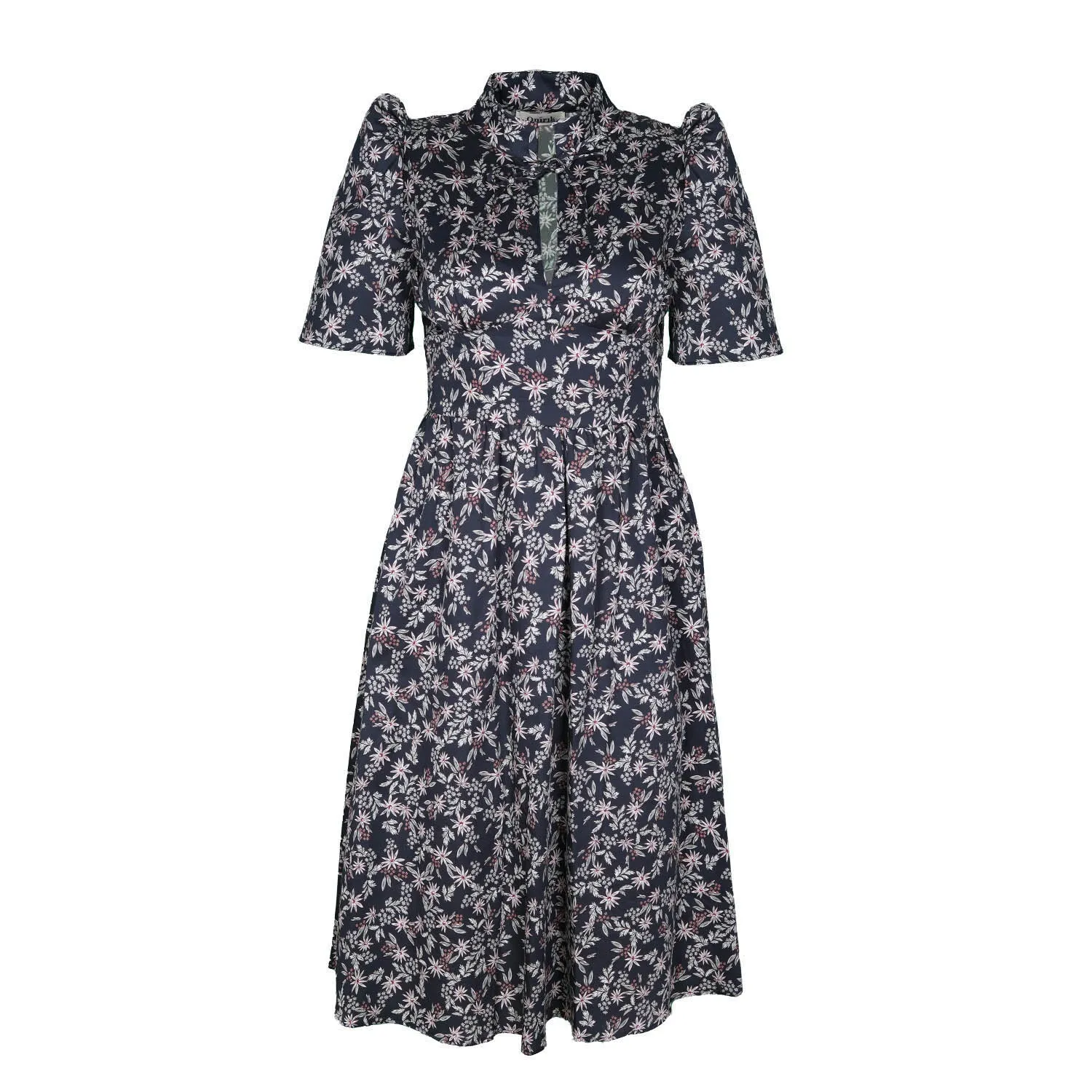 Naomi High Neck Dress / Lightweight Cotton