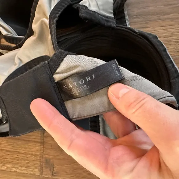 Natori Yogi Underwire Sports Bra in Grey SZ 36DDD