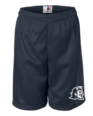 Navy Mesh MTL Shorts "DevilHead" (Mellon Middle)