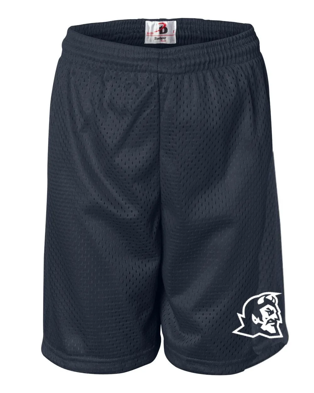 Navy Mesh MTL Shorts "DevilHead" (Mellon Middle)