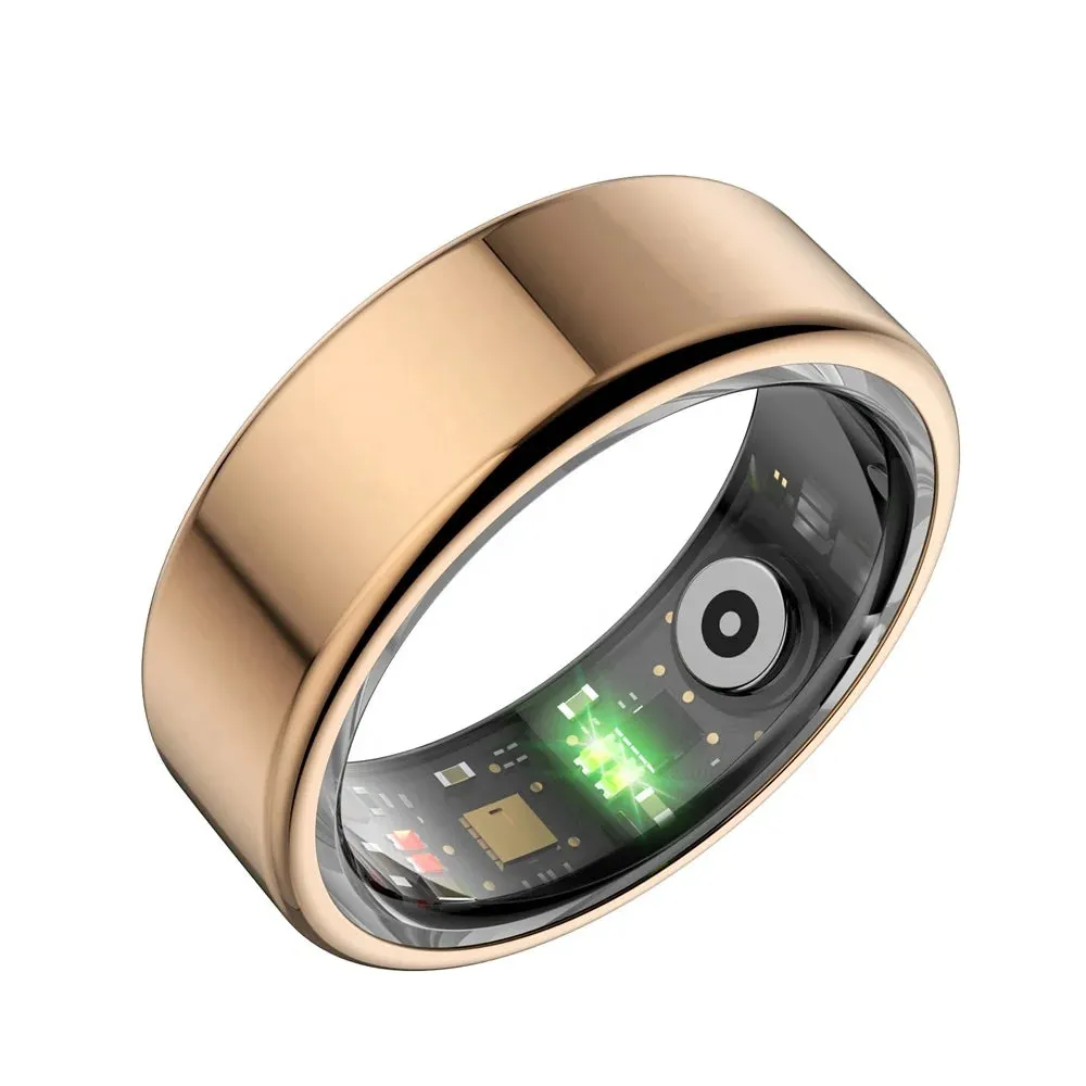 New Fashion Smart Health Ring for Men Fitness Tracker Sports Modes Sleep Monitor Heart Rate Blood Oxygen R02 Health Smart Ring