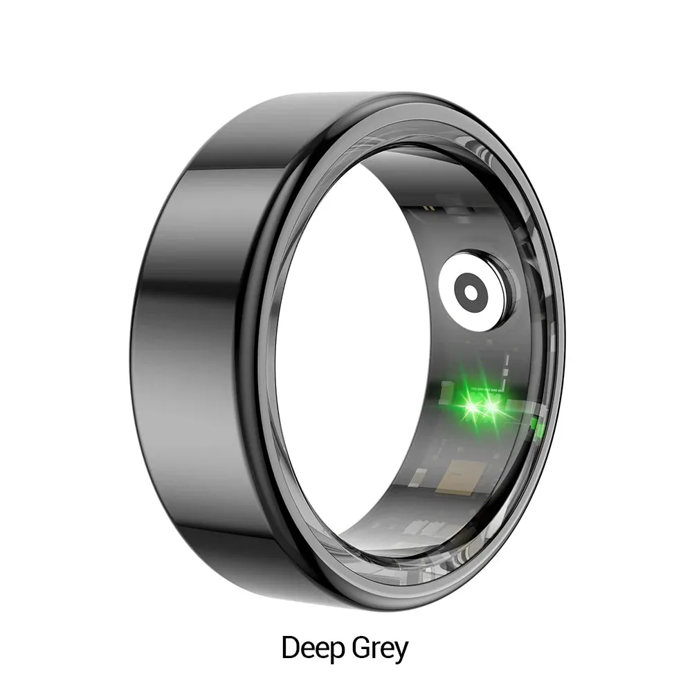 New Fashion Smart Health Ring for Men Fitness Tracker Sports Modes Sleep Monitor Heart Rate Blood Oxygen R02 Health Smart Ring