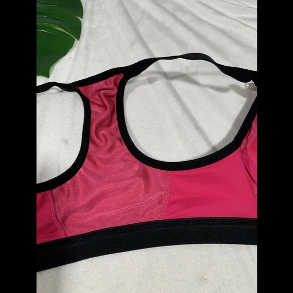NEW Wacaol Zip Front Underwire Sports Bra‎ 30D Pink