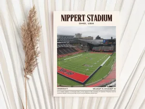 Nippert Stadium Football Retro Wall Art